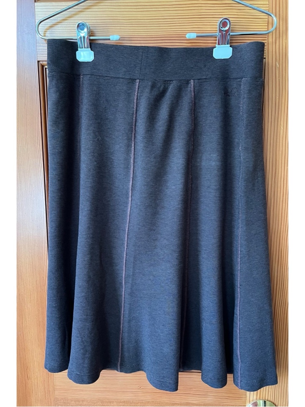 Horny Toad Women's Dark Brown A-Line Knit Skirt